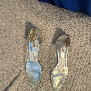 Badgley Mischka Silver Women's Shoes